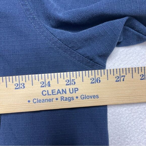 Carhartt Scrubs Top Only Short Sleeves Navy Men’s Size XL - Picture 7 of 10